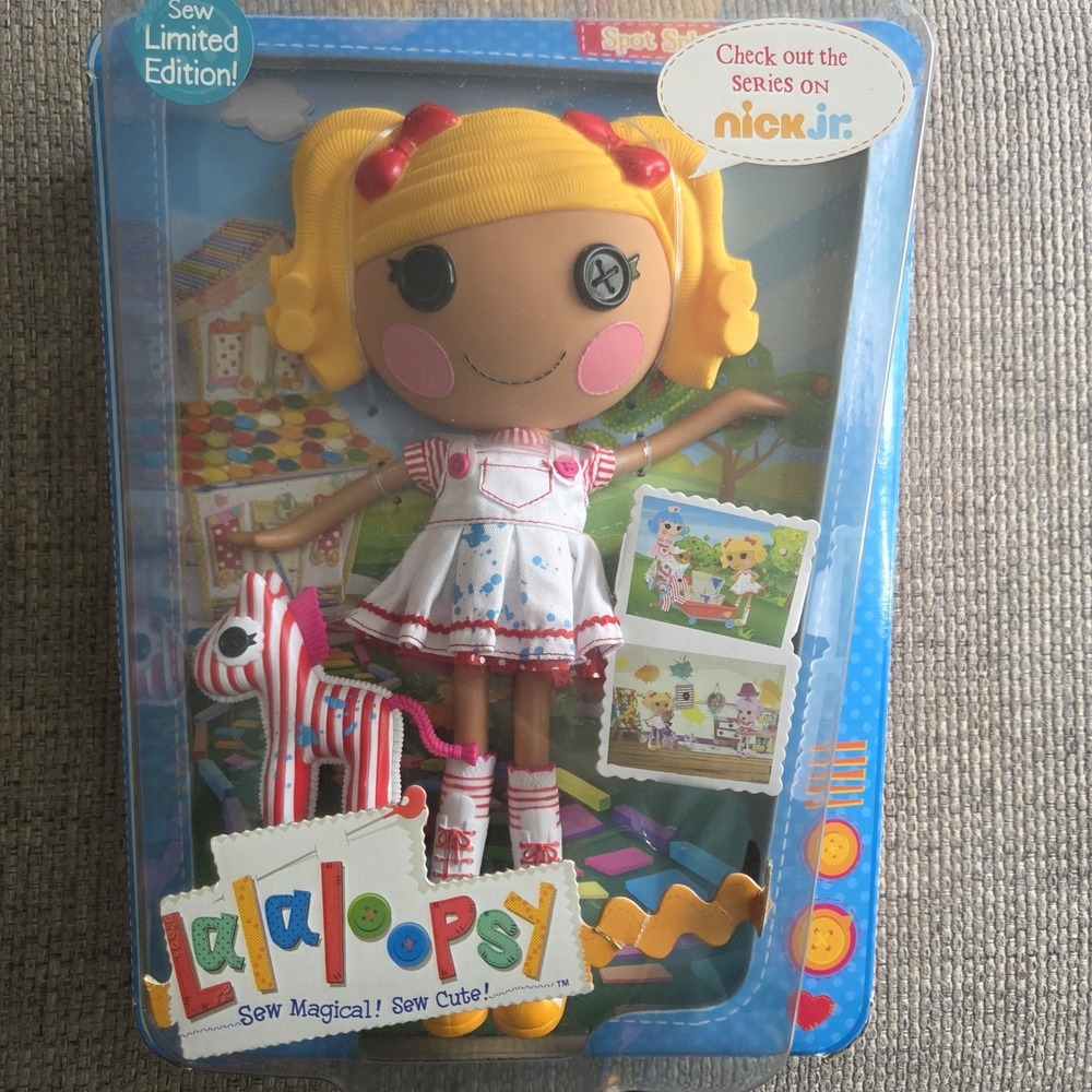 Lalaloopsy Sew Magical 12" Doll SPOT SPLATTER SPLASH with Zebra NIB
